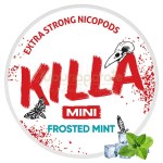 Pouch-uri cu nicotina 16 mg/g cu aroma de menta si gheata Killa Frosted Mint Mini Extra Strong